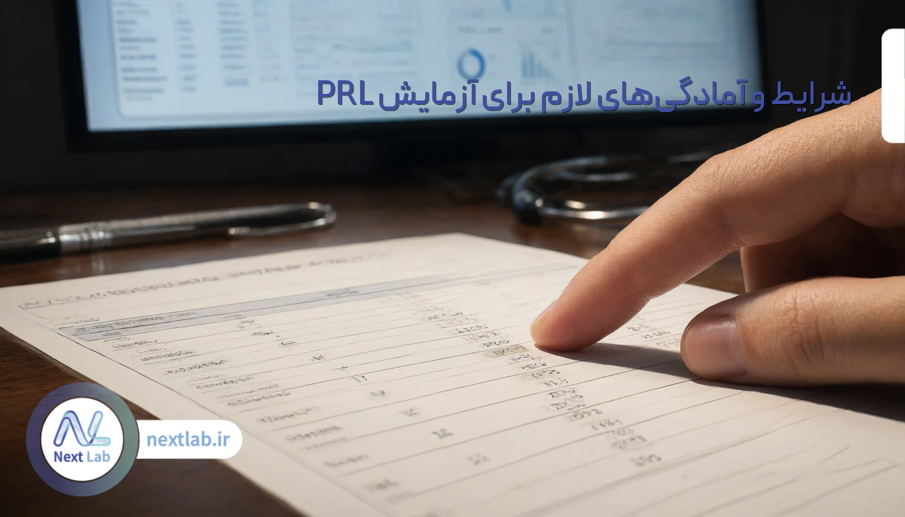 شرایط و آمادگی‌های لازم برای آزمایش PRL